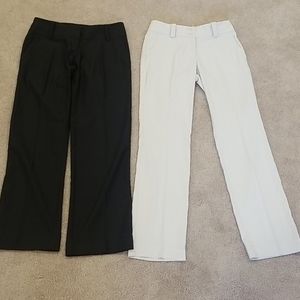 2 pair women's size 2 golf pants- Nike & Adidas